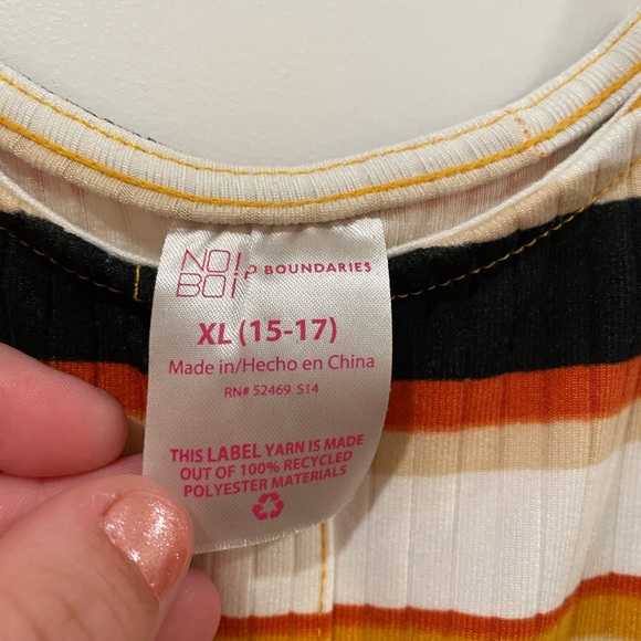 Women’s striped summer/fall dress - Picture 2 of 3